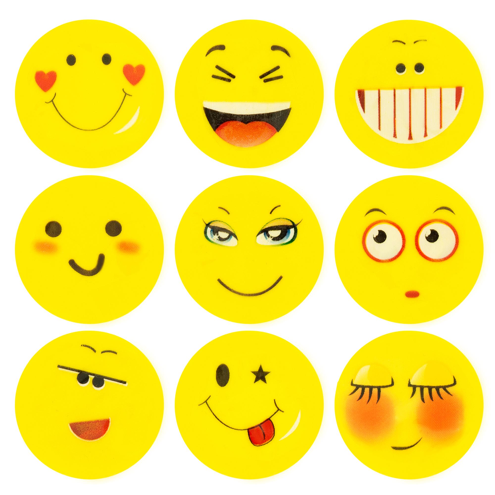 24 schick Emoji Radiergummi Radierer Smile Face Kindergeburtstag Mitgebsel Kinde 