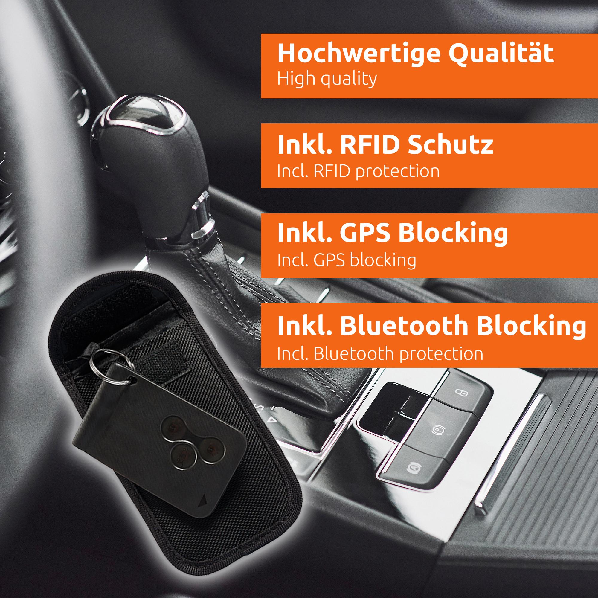 Signal Blocking Strahlenschutz Tasche Für Wagen Schlüssel RFID Blocking Hülle 