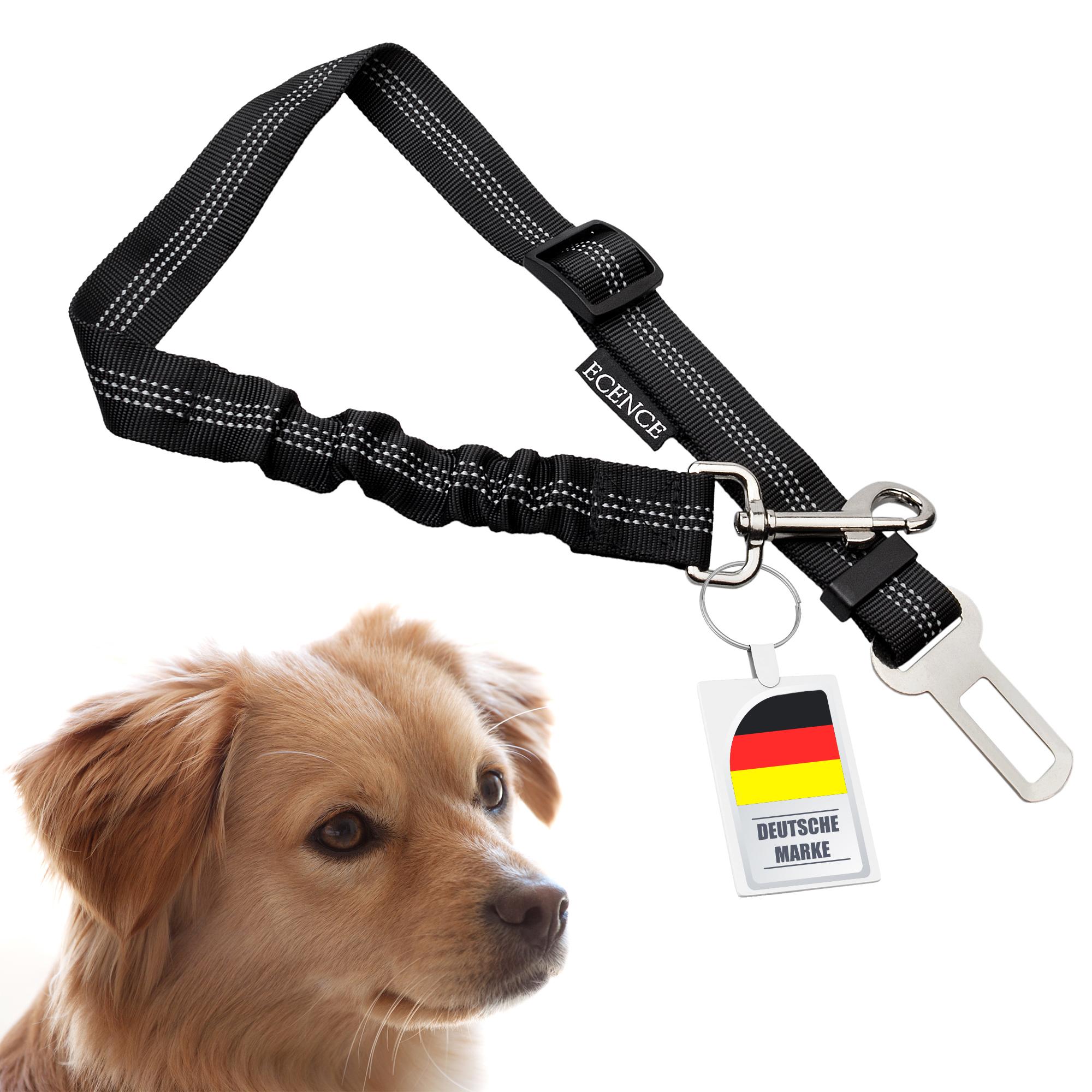 1x Hunde-Gurt Auto Anschnallgurt Hund Sicherheitsgurt Hundegeschirr  elastisch