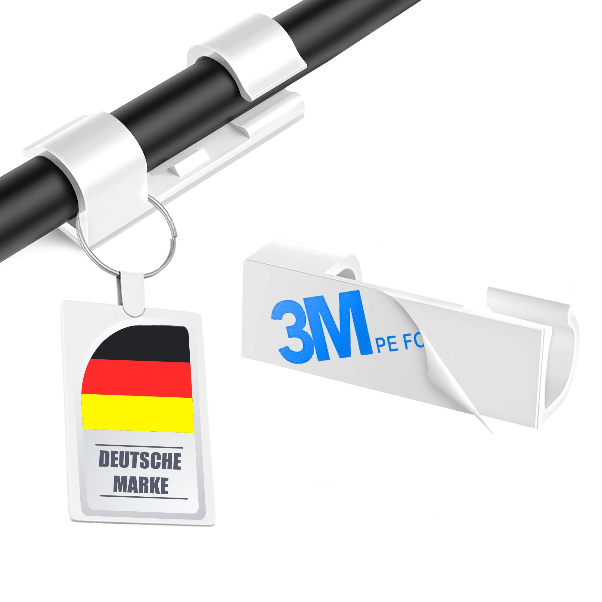 Cable-Core Kabelbinder – Spiralförmig, Weiß, 12 Mm X 2 M | Zum Ordnen Von Kabeln