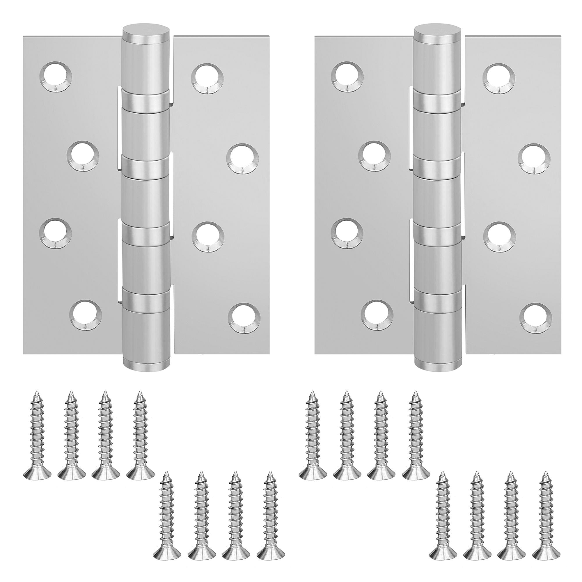 Bisagra para puerta de acero inoxidable 2 unidades, bisagra, herraje | eBay