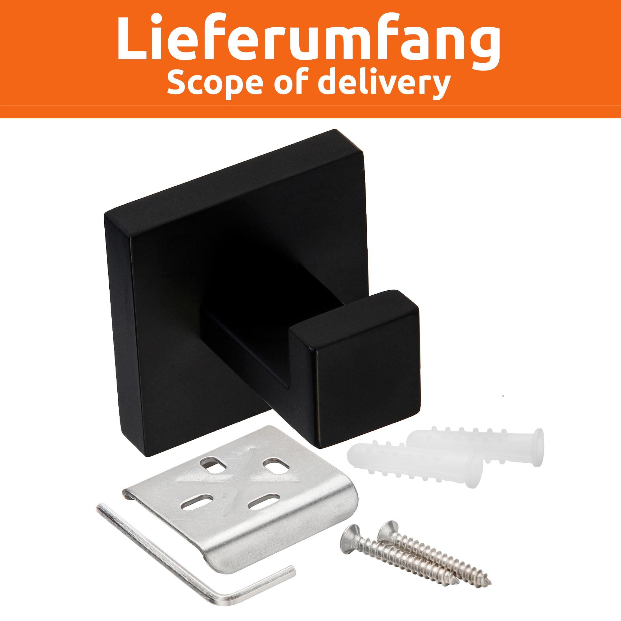 Ganchos De Toallas De Baño De Acero Inoxidable, Sujeción Toallas 1